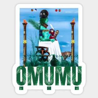 African Goddess : NNE OMUMU / OMU By Sirius us Ugo Art Sticker